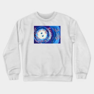 Blue and Pink 2 Crewneck Sweatshirt